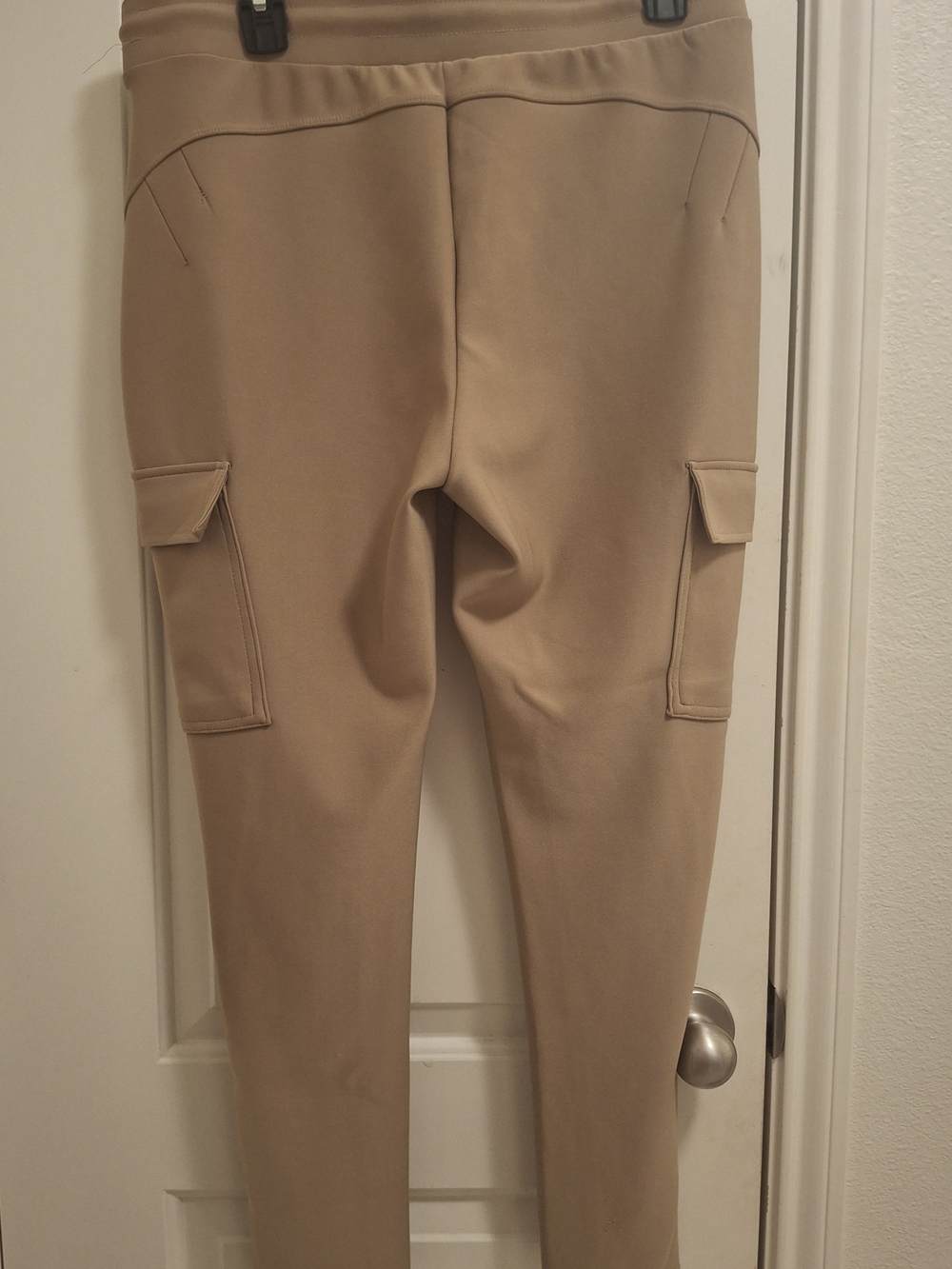 Drawstring Cargo Joggers - Tan - Picture 6 of 6
